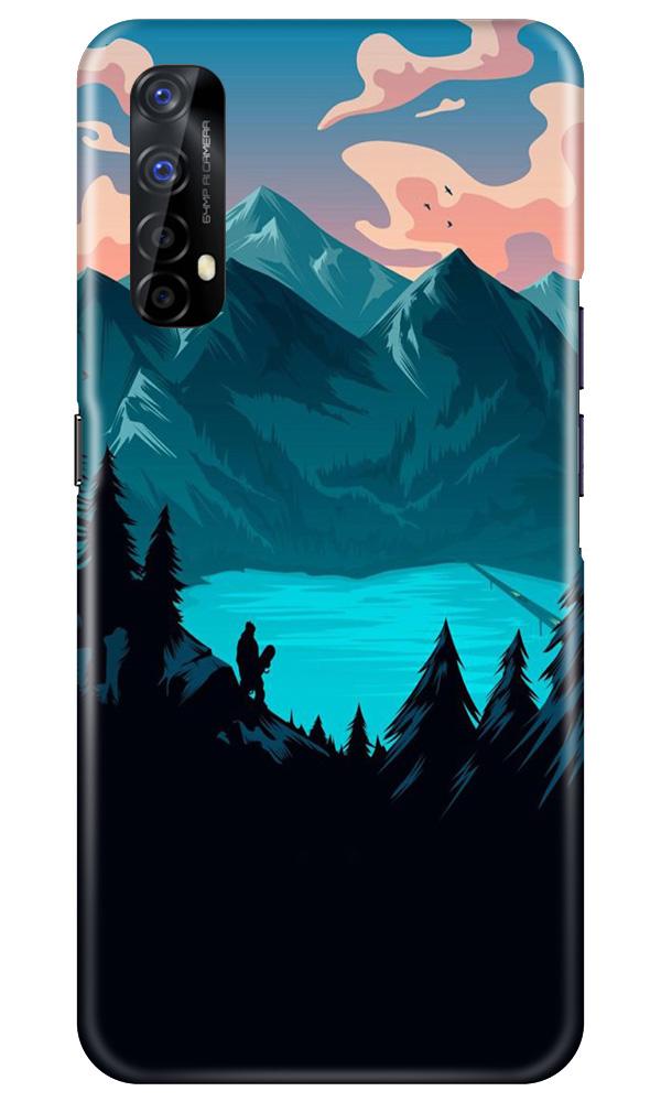 Mountains Mobile Back Case for Realme 7 (Design - 186) Mountains Case for Realme 7 (Design - 186)