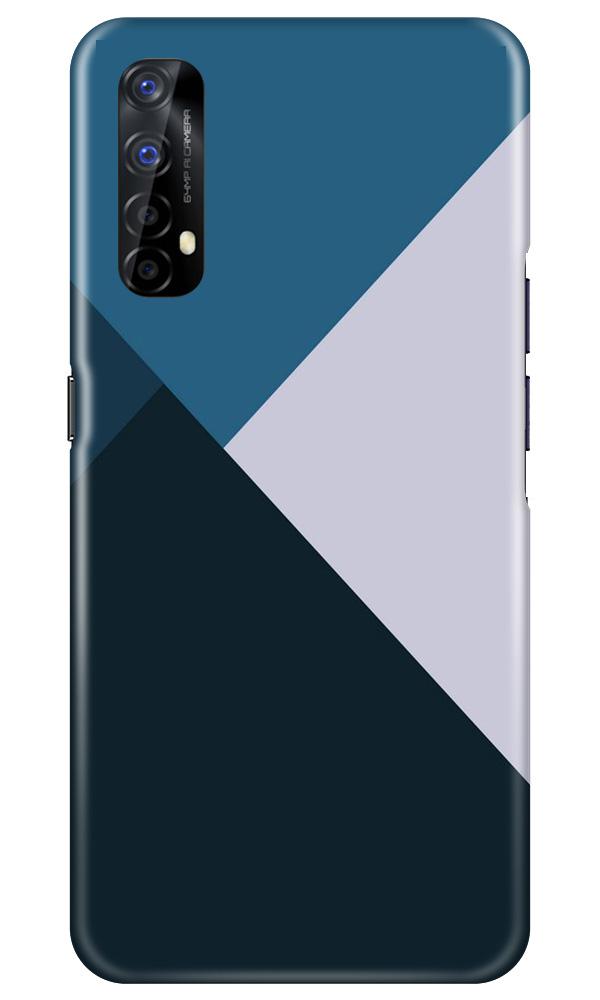 Blue Shades Mobile Back Case for Realme 7 (Design - 188) Blue Shades Case for Realme 7 (Design - 188)