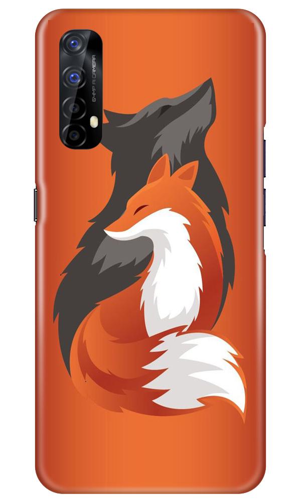 Wolf Mobile Back Case for Realme 7 (Design - 224) Wolf Case for Realme 7 (Design No. 224)