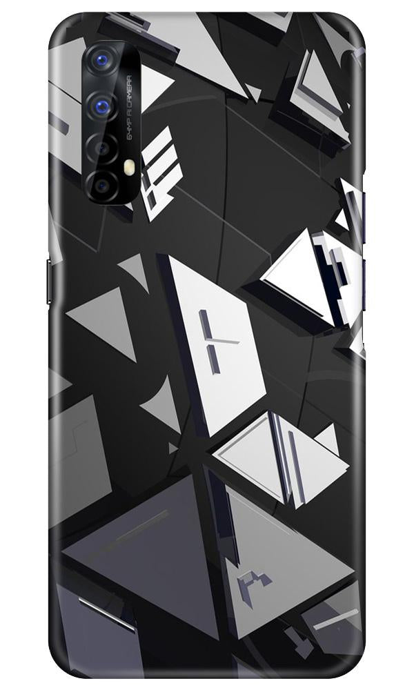 Modern Art Mobile Back Case for Realme 7 (Design - 230) Modern Art Case for Realme 7 (Design No. 230)