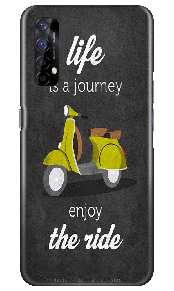 Life is a Journey Mobile Back Case for Realme 7 (Design - 261) Life is a Journey Case for Realme 7 (Design No. 261)