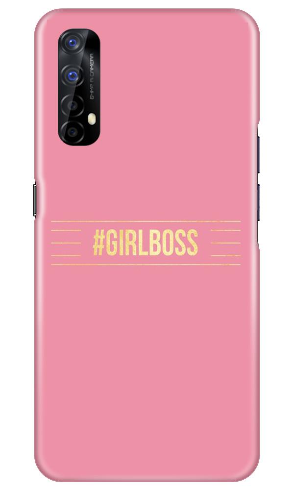 Girl Boss Pink Mobile Back Case for Realme 7 (Design - 263) Girl Boss Pink Case for Realme 7 (Design No. 263)