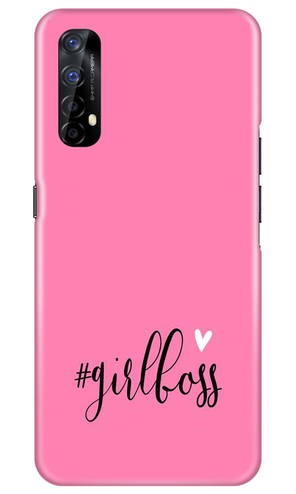 Girl Boss Pink Mobile Back Case for Realme 7 (Design - 269) Girl Boss Pink Case for Realme 7 (Design No. 269)