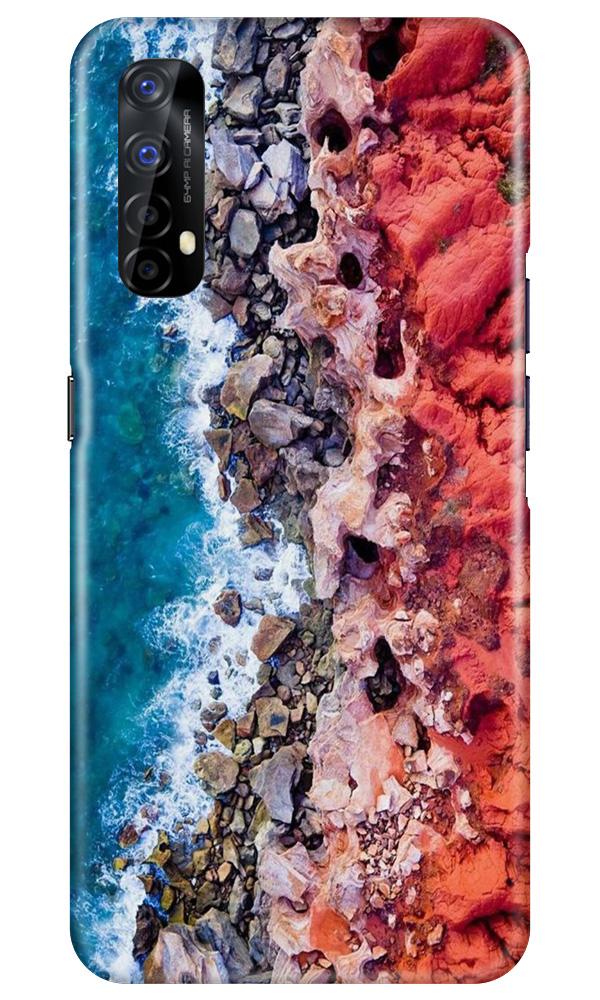 Sea Shore Mobile Back Case for Realme 7 (Design - 273) Sea Shore Case for Realme 7 (Design No. 273)