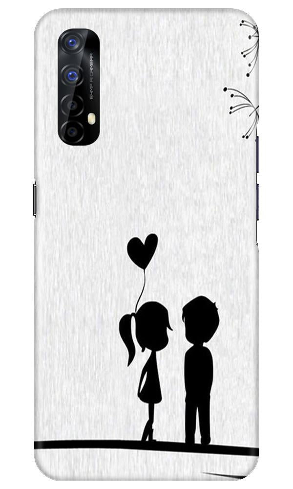 Cute Kid Couple Mobile Back Case for Realme 7 (Design - 283) Cute Kid Couple Case for Realme 7 (Design No. 283)