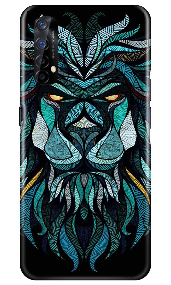 Lion Mobile Back Case for Realme 7 (Design - 314) Lion Mobile Back Case for Realme 7 (Design - 314)