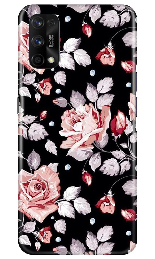 Pink rose Mobile Back Case for Realme 7 Pro (Design - 12) Pink rose Case for Realme 7 Pro