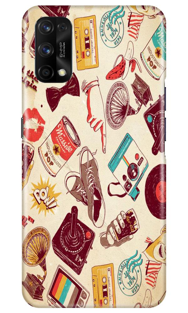Vintage Mobile Back Case for Realme 7 Pro (Design - 35) Vintage Case for Realme 7 Pro