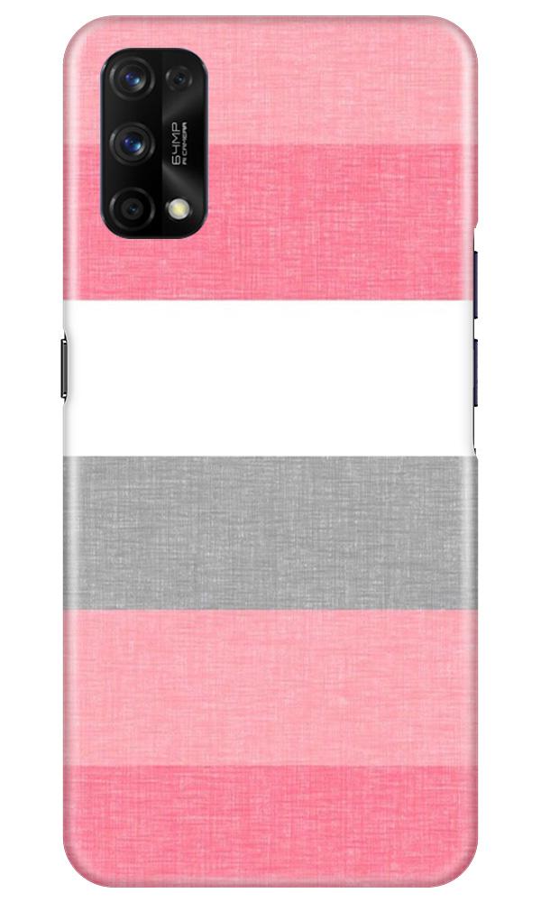 Pink white pattern Mobile Back Case for Realme 7 Pro (Design - 55) Pink white pattern Case for Realme 7 Pro