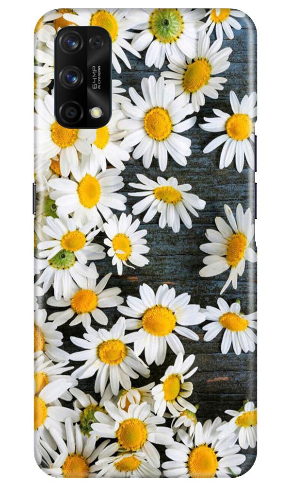 White flowers2 Mobile Back Case for Realme 7 Pro (Design - 62) White flowers2 Case for Realme 7 Pro