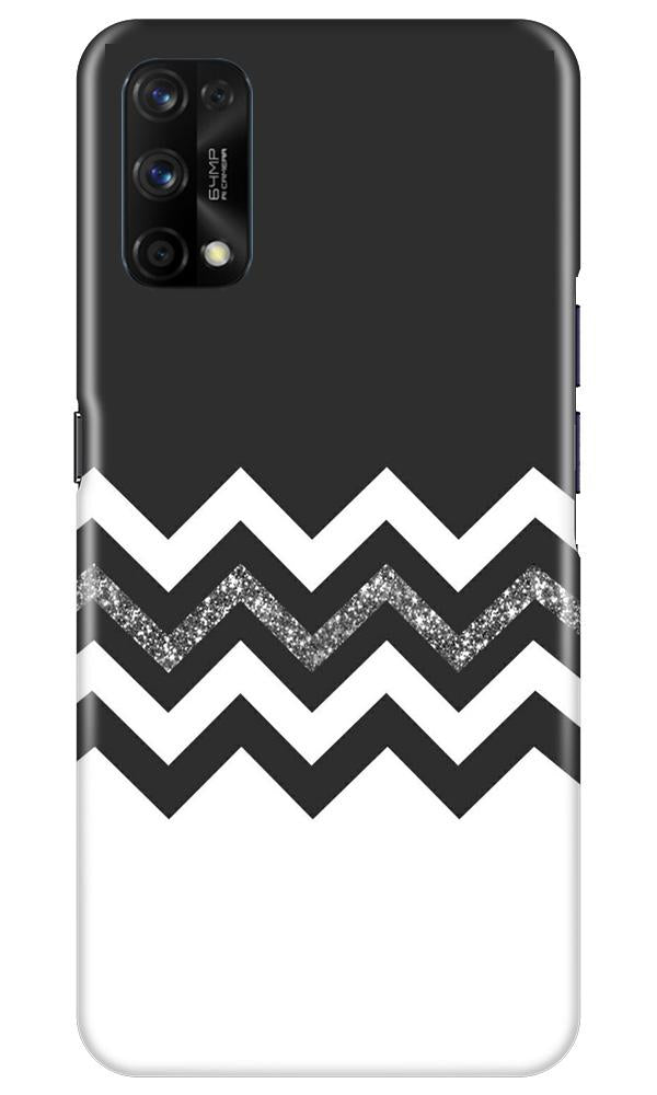 Black white Pattern2Mobile Back Case for Realme 7 Pro (Design - 83) Black white Pattern2Case for Realme 7 Pro