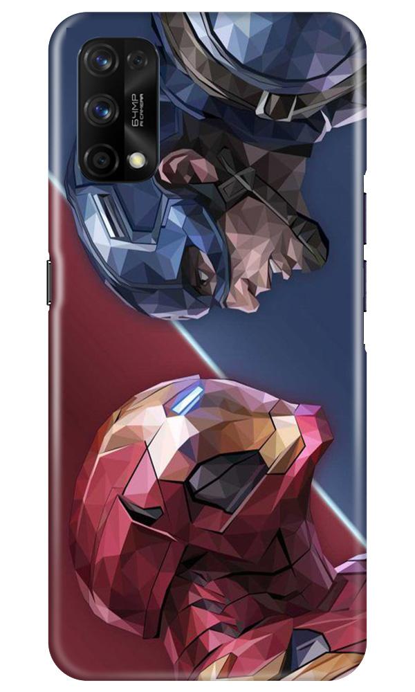 Ironman Captain America Mobile Back Case for Realme 7 Pro (Design - 245) Ironman Captain America Case for Realme 7 Pro (Design No. 245)
