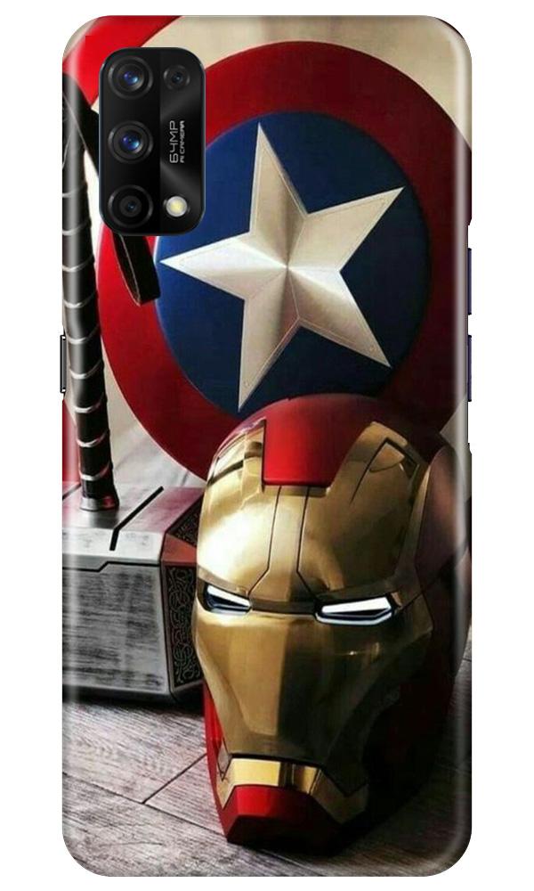 Ironman Captain America Mobile Back Case for Realme 7 Pro (Design - 254) Ironman Captain America Case for Realme 7 Pro (Design No. 254)