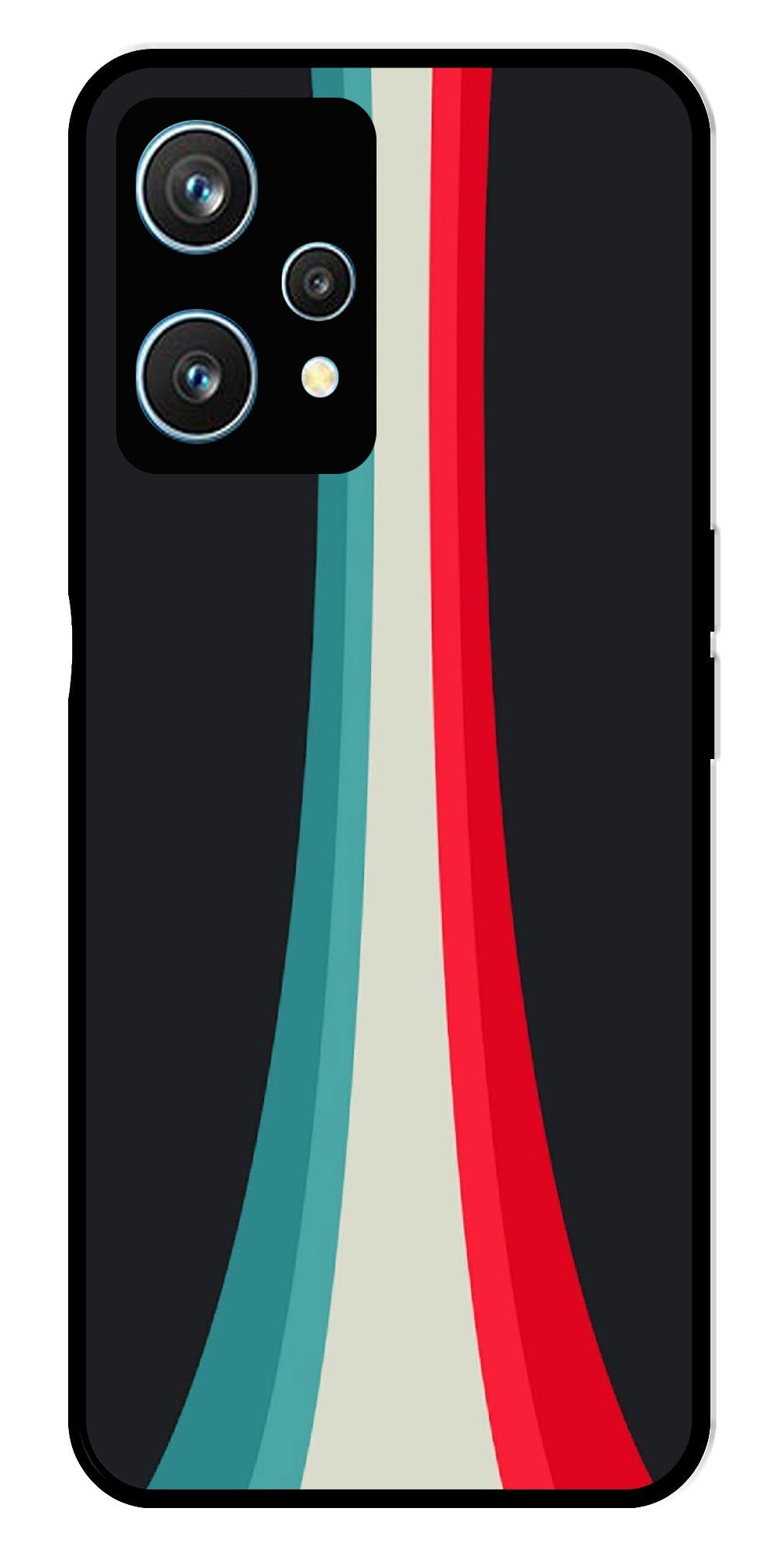 Modern Art Colorful Metal Mobile Case for Realme 9 Pro 5G Modern Art Colorful Metal Mobile Case for Realme 9 Pro 5G (Design No -48)