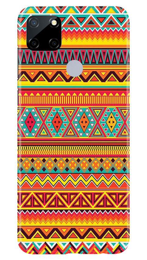 Zigzag line pattern Mobile Back Case for Realme Narzo 30a (Design - 4) Zigzag line pattern Case for Realme Narzo 30a