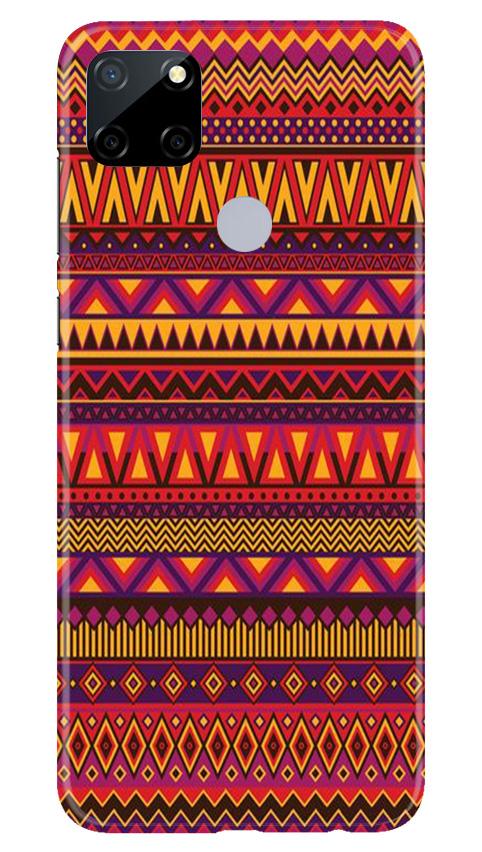 Zigzag line pattern2 Mobile Back Case for Realme Narzo 30a (Design - 10) Zigzag line pattern2 Case for Realme Narzo 30a