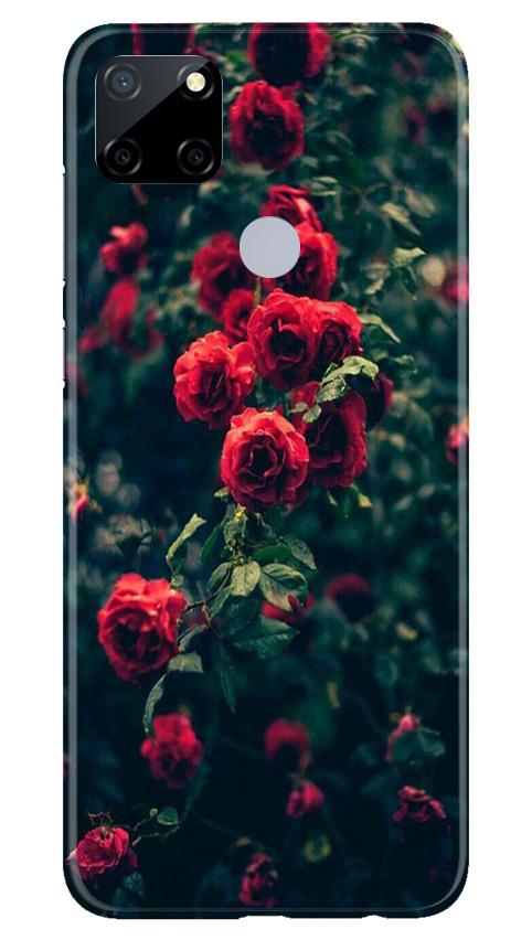 Red Rose Mobile Back Case for Realme Narzo 30a (Design - 66) Red Rose Case for Realme Narzo 30a