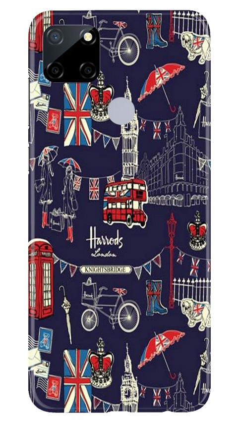 Love London Mobile Back Case for Realme Narzo 30a (Design - 75) Love London Case for Realme Narzo 30a