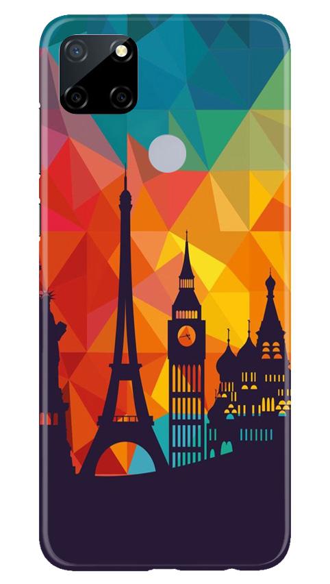 Eiffel Tower2 Mobile Back Case for Realme Narzo 30a (Design - 91) Eiffel Tower2 Case for Realme Narzo 30a