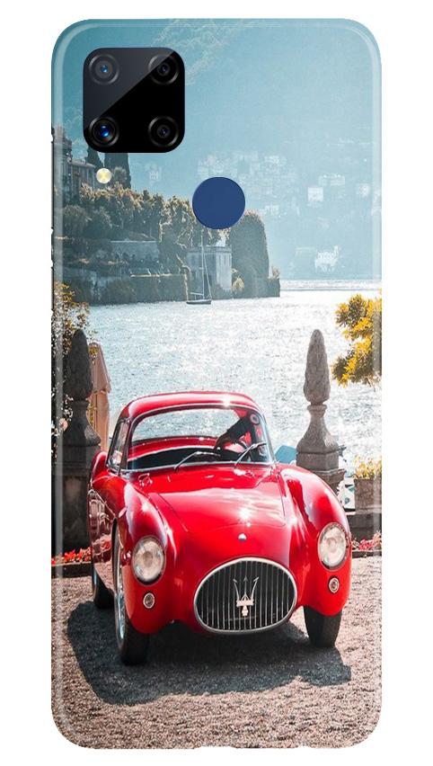 Vintage Car Mobile Back Case for Realme C15 (Design - 51) Vintage Car Case for Realme C15