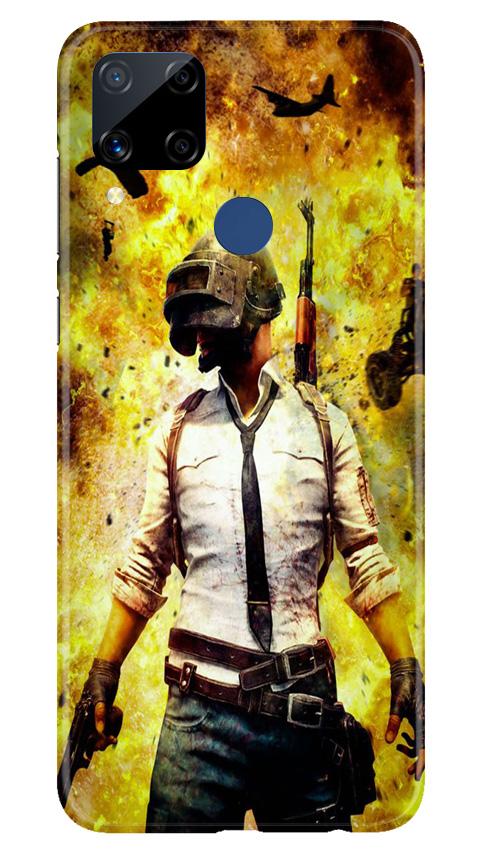 Pubg Mobile Back Case for Realme C15 (Design - 180) Pubg Case for Realme C15 (Design - 180)