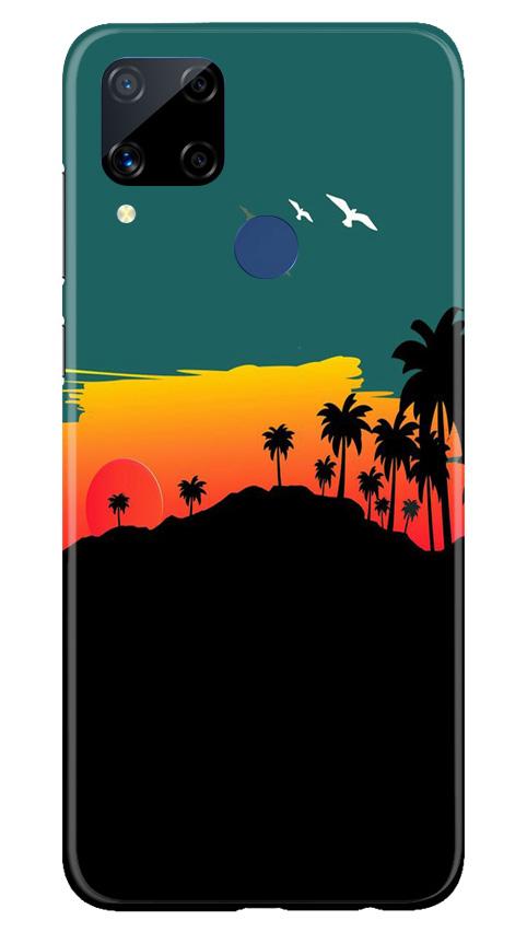 Sky Trees Mobile Back Case for Realme C15 (Design - 191) Sky Trees Case for Realme C15 (Design - 191)