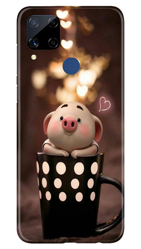 Cute Bunny Mobile Back Case for Realme C15 (Design - 213) Cute Bunny Case for Realme C15 (Design No. 213)