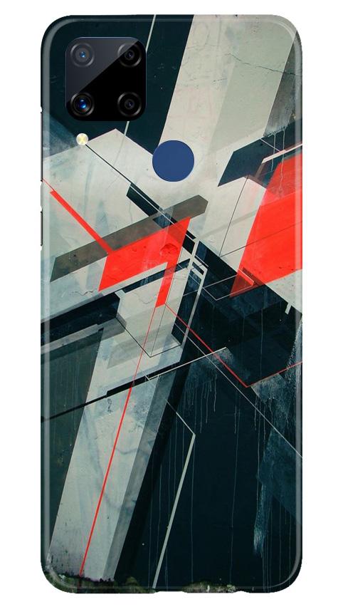 Modern Art Mobile Back Case for Realme C15 (Design - 231) Modern Art Case for Realme C15 (Design No. 231)