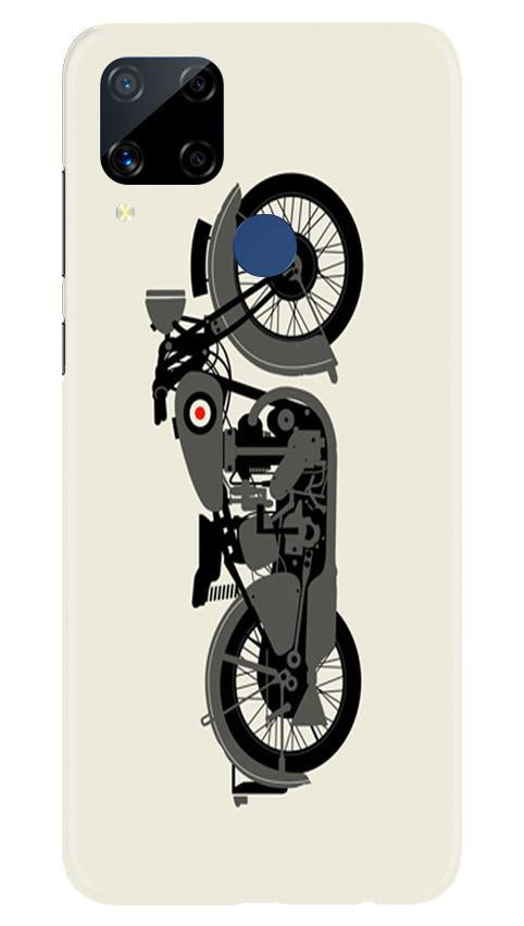 MotorCycle Mobile Back Case for Realme C15 (Design - 259) MotorCycle Case for Realme C15 (Design No. 259)