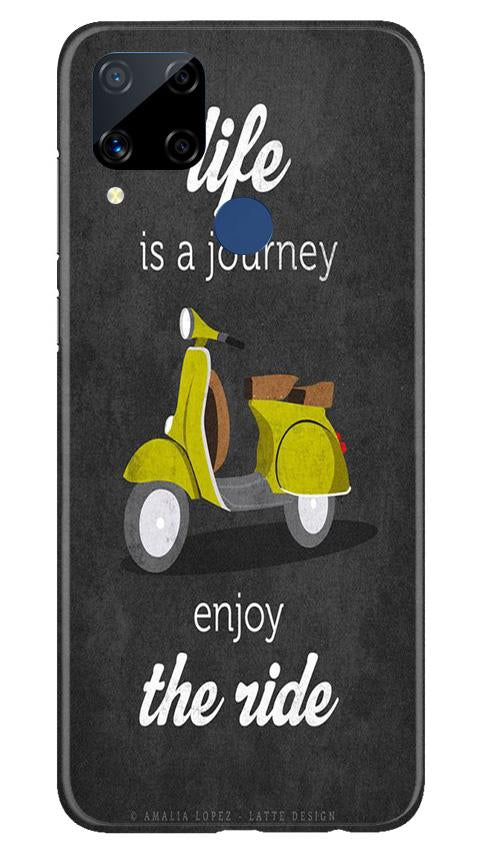 Life is a Journey Mobile Back Case for Realme C15 (Design - 261) Life is a Journey Case for Realme C15 (Design No. 261)