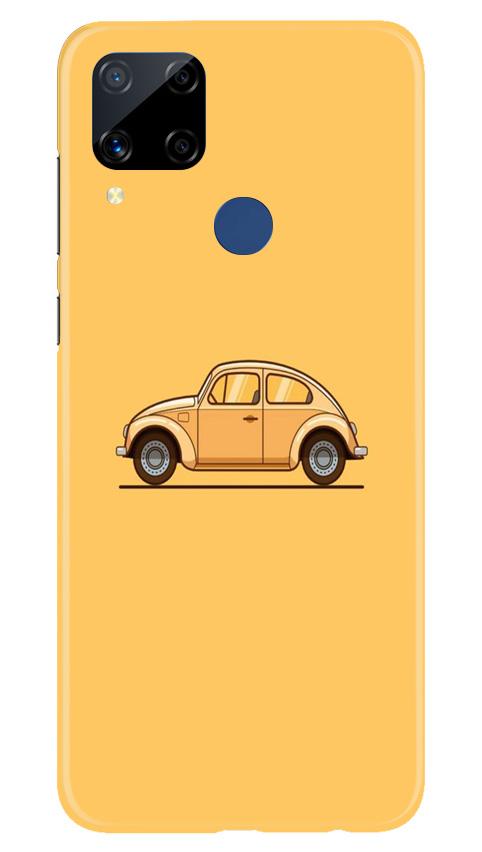 Vintage Car Mobile Back Case for Realme C15 (Design - 262) Vintage Car Case for Realme C15 (Design No. 262)