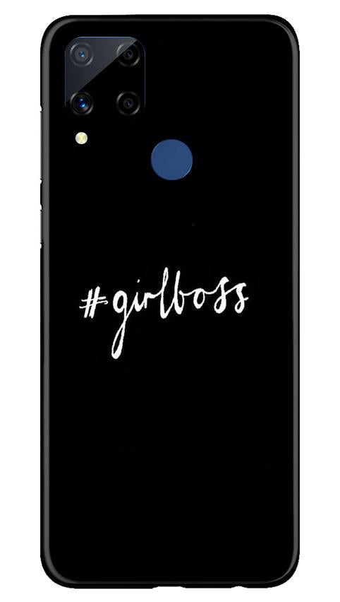 #GirlBoss Mobile Back Case for Realme C15 (Design - 266) #GirlBoss Case for Realme C15 (Design No. 266)
