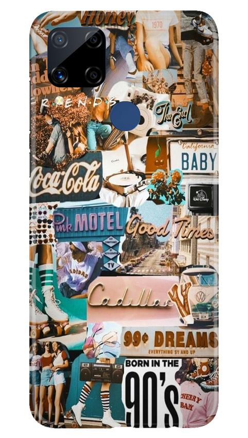 Vintage Design Mobile Back Case for Realme C15 (Design - 284) Vintage Design Case for Realme C15 (Design No. 284)