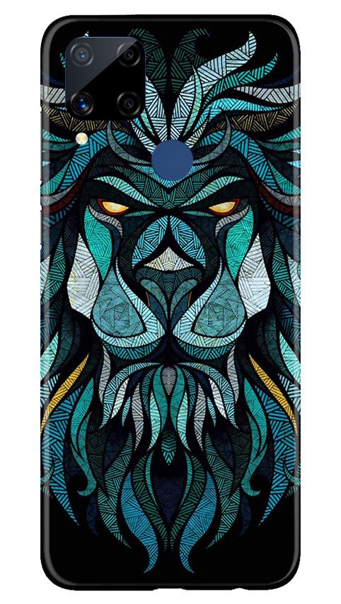 Lion Mobile Back Case for Realme C15 (Design - 314) Lion Mobile Back Case for Realme C15 (Design - 314)