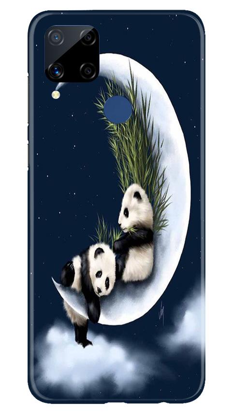 Panda Moon Mobile Back Case for Realme C15 (Design - 318) Panda Moon Mobile Back Case for Realme C15 (Design - 318)