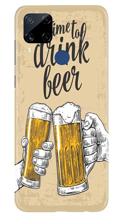Drink Beer Mobile Back Case for Realme C15 (Design - 328) Drink Beer Mobile Back Case for Realme C15 (Design - 328)