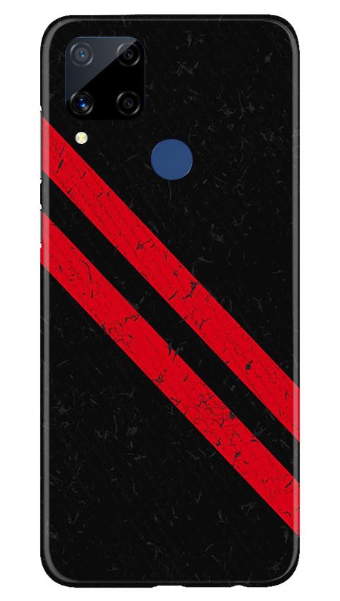 Black Red Pattern Mobile Back Case for Realme C15 (Design - 373) Black Red Pattern Mobile Back Case for Realme C15 (Design - 373)