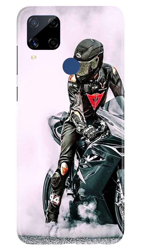 Biker Mobile Back Case for Realme C15 (Design - 383) Biker Mobile Back Case for Realme C15 (Design - 383)