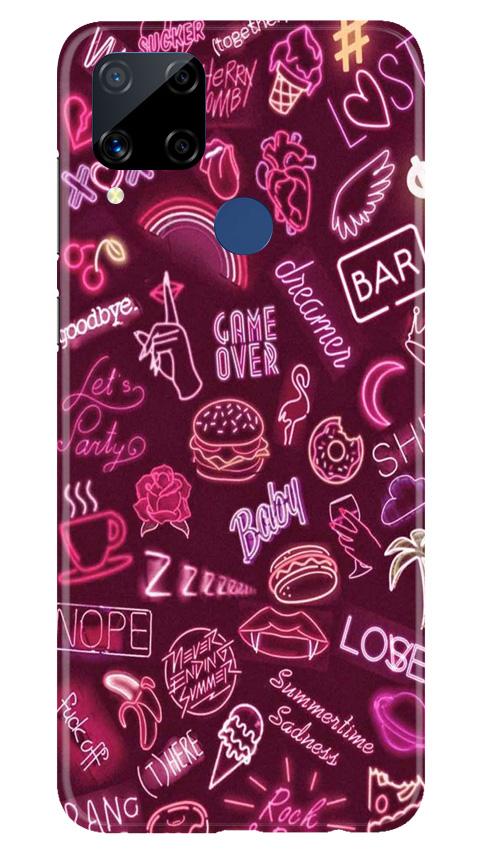 Party Theme Mobile Back Case for Realme C15 (Design - 392) Party Theme Mobile Back Case for Realme C15 (Design - 392)