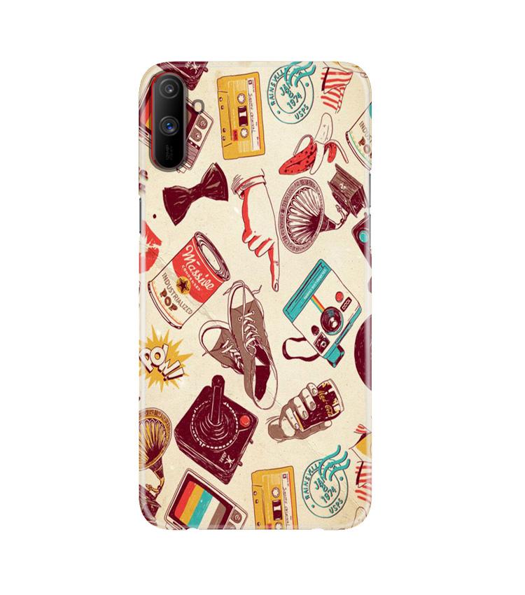Vintage Mobile Back Case for Realme C3 (Design - 35) Vintage Case for Realme C3