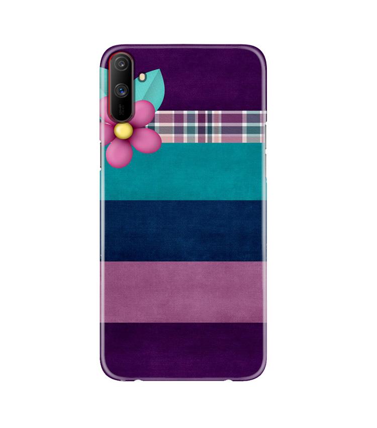 Purple Blue Mobile Back Case for Realme C3 (Design - 37) Purple Blue Case for Realme C3