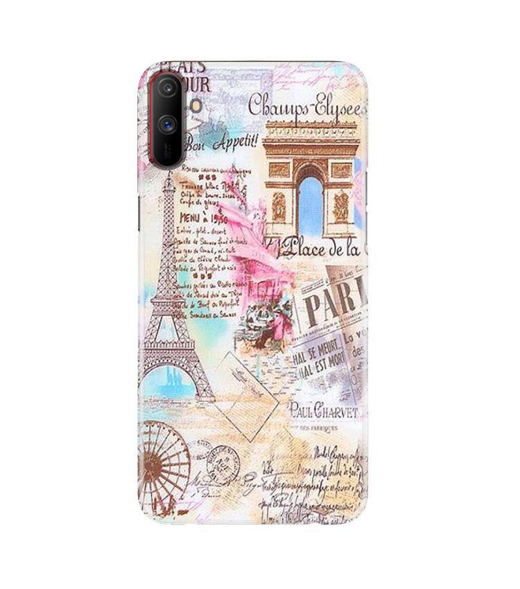Paris Eiftel Tower Mobile Back Case for Realme C3 (Design - 54) Paris Eiftel Tower Case for Realme C3
