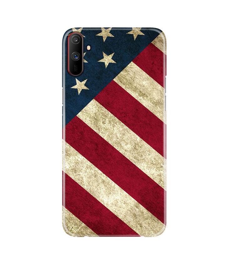 America Mobile Back Case for Realme C3 (Design - 79) America Case for Realme C3