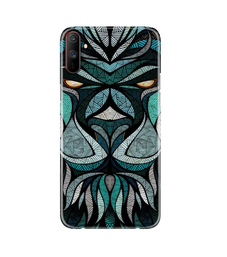 Lion Mobile Back Case for Realme C3 (Design - 97) Lion Case for Realme C3