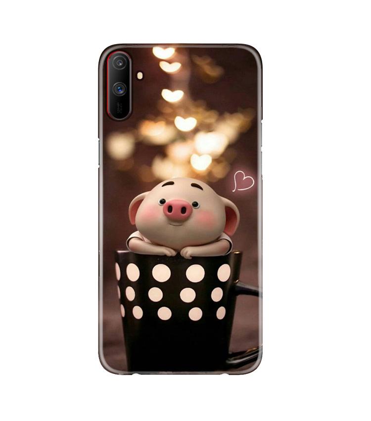 Cute Bunny Mobile Back Case for Realme C3 (Design - 213) Cute Bunny Case for Realme C3 (Design No. 213)