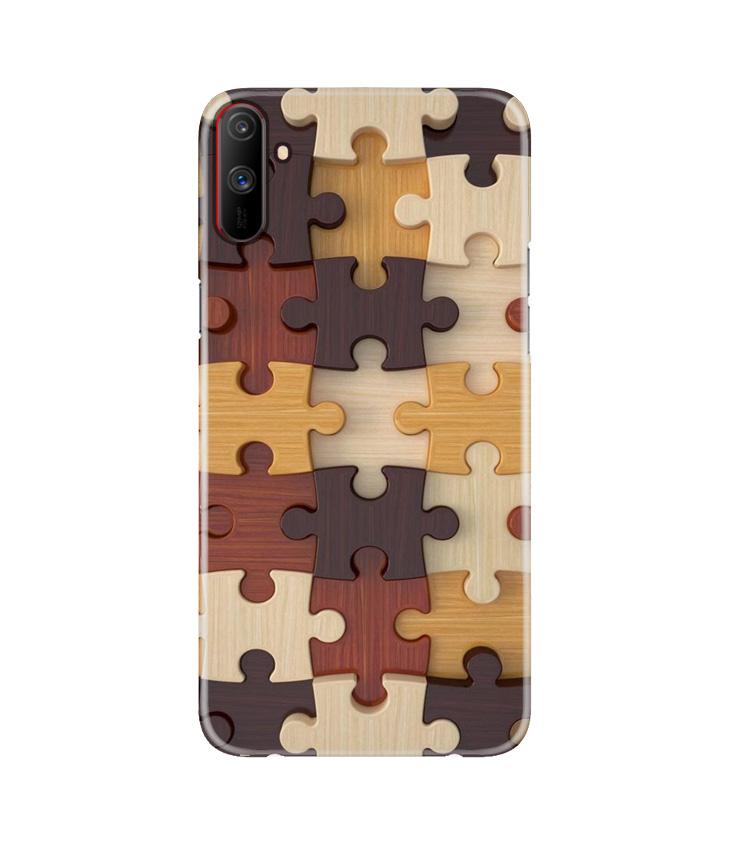 Puzzle Pattern Mobile Back Case for Realme C3 (Design - 217) Puzzle Pattern Case for Realme C3 (Design No. 217)