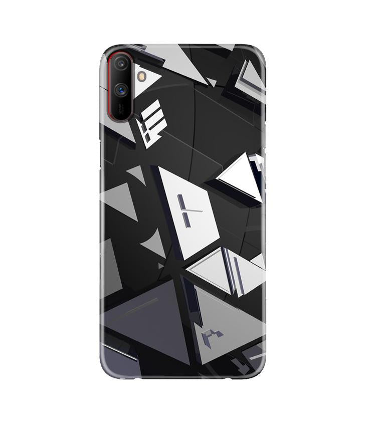 Modern Art Mobile Back Case for Realme C3 (Design 230)