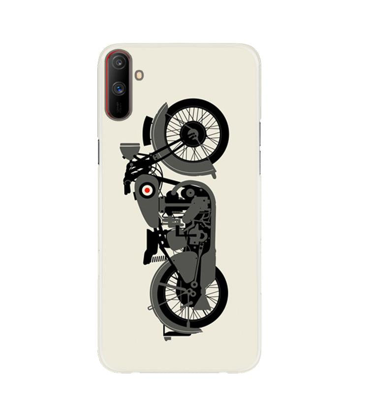 MotorCycle Mobile Back Case for Realme C3 (Design - 259) MotorCycle Case for Realme C3 (Design No. 259)