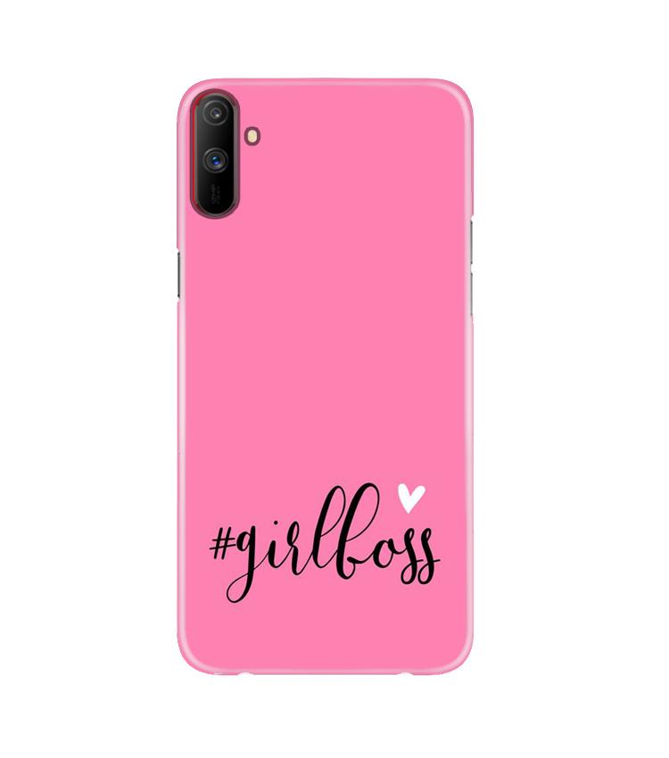 Girl Boss Pink Mobile Back Case for Realme C3 (Design - 269) Girl Boss Pink Case for Realme C3 (Design No. 269)