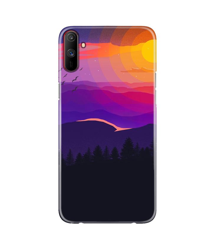 Sun Set Mobile Back Case for Realme C3 (Design - 279) Sun Set Case for Realme C3 (Design No. 279)